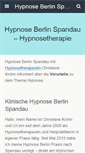 Mobile Screenshot of hypnosekrohn.de